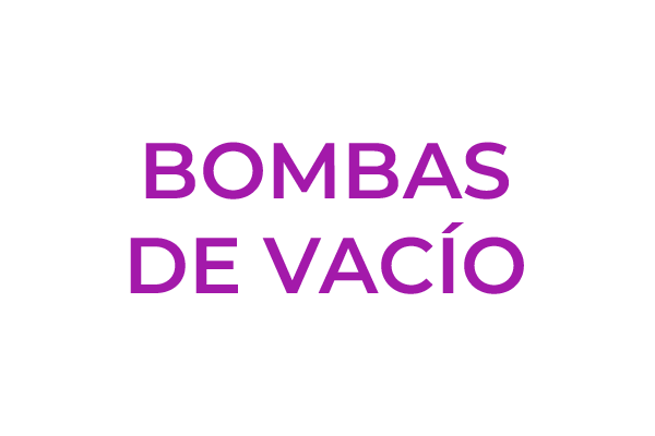 BOMBAS DE VACÍO
