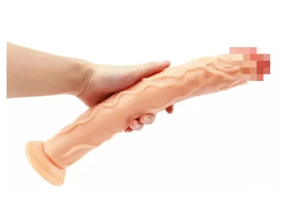 JUGUETES - DILDO GIGANTE Y REALIZSTA 35CM