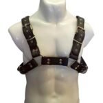 JUGUETES - PECHERA DE CUERO PARA HOMBRE - NEGRO