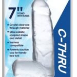 JUGUETES - JOCK C-THRU 7" DONG WITH BALSS CLEAR